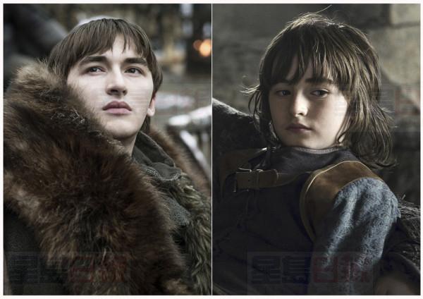 This combination photo of images released by HBO shows Isaac Hempstead Wright portraying Bran Stark in "Game of Thrones." The final season of the popular series premieres on April 14. (HBO via AP)