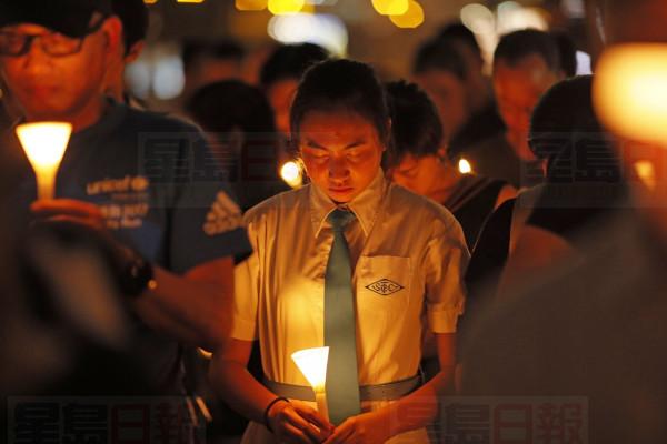 Thousands of people attend a candlelight vigil for victims of the Chinese government's brutal military crackdown three decades ago on protesters in Beijing's Tiananmen Square at Victoria Park in Hong Kong, Tuesday, June 4, 2019. Hong Kong is the only region under Beijing's jurisdiction that holds significant public commemorations of the 1989 crackdown and memorials for its victims. Hong Kong has a degree of freedom not seen on the mainland as a legacy of British rule that ended in 1997. (AP Photo/Kin Cheung)