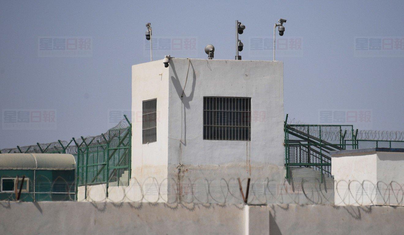 Exterior of a complex believed to be re-education camp