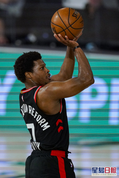 勞里獨取33分領猛龍險勝。美聯社