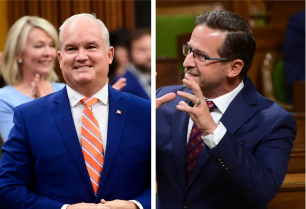 奧圖爾(左)和布蘭切特)都在上月檢測出新冠陽性。 CBC圖片