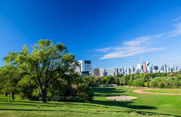 Beautiful Toronto city skyline, Ontario, Canada