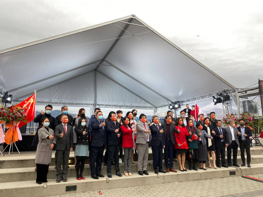 多名政商界嘉賓出席，包括中國駐溫哥華總領館副總領事王承軍。星島記者攝