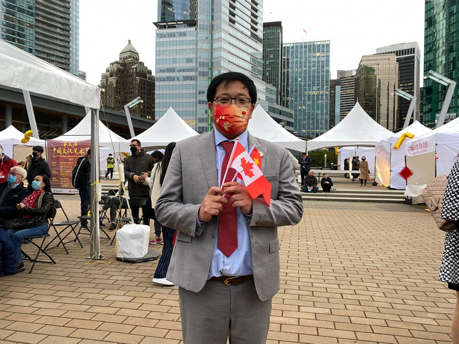 主辦方加拿大華人社團聯繫會執行主席魏仁民。星島記者攝