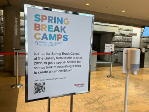 溫哥華美術館於3月14至18日提供春假渡假營。