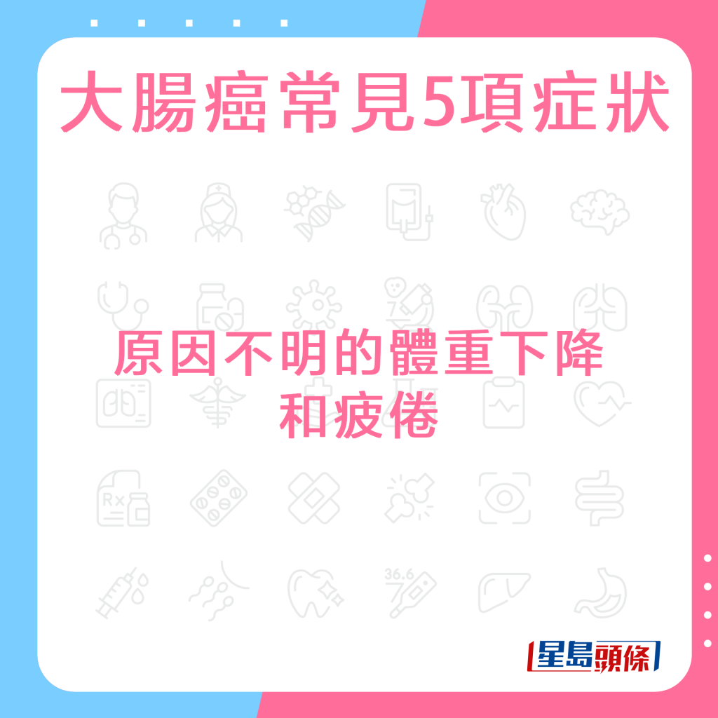 大腸癌常見症狀5