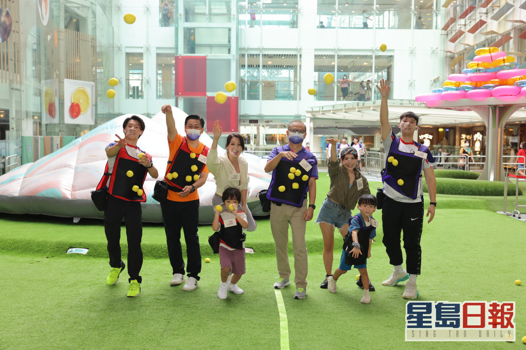 與港隊閃避球員組隊進行「躍動閃避球對決」