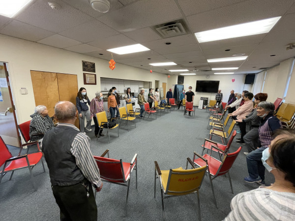 佳頤中心從2022年9月開始，便為華埠長者屋提供免費防跌運動班。佳頤中心提供圖片