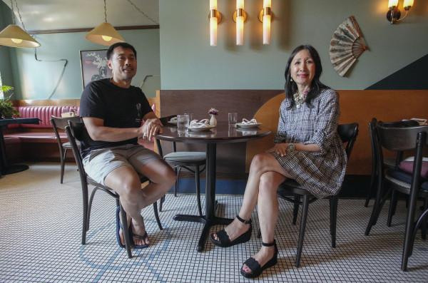 李佩珍和Kissa Tanto老闆Alain Chow。