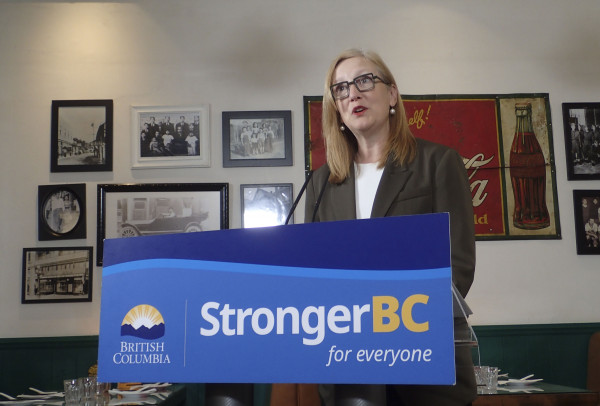 貝雅麗宣布1,050萬元的「保障小企業回扣計劃」。星島記者夏鎮權攝