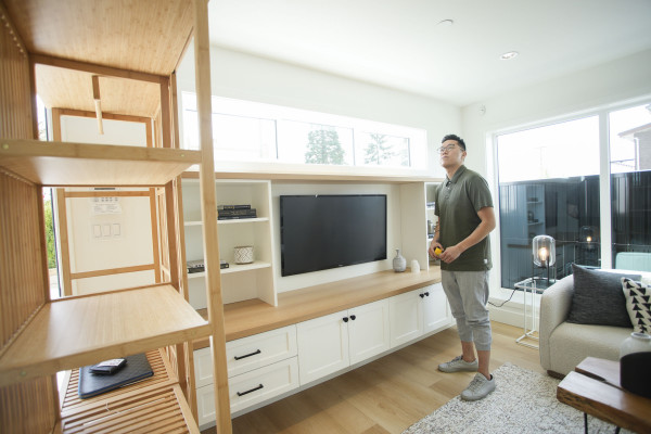 後巷屋採用開放式設計,減少壓迫感。星島記者夏鎮權攝