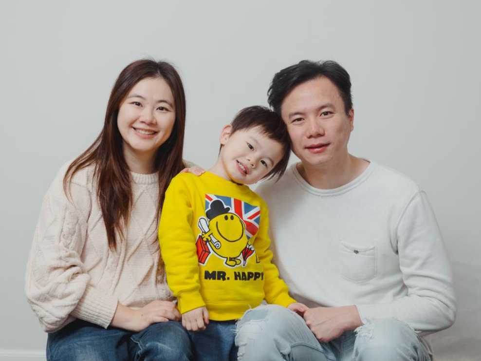 Kelvin 希望兒子開心健康地成長,尋找到自己喜歡做的事。