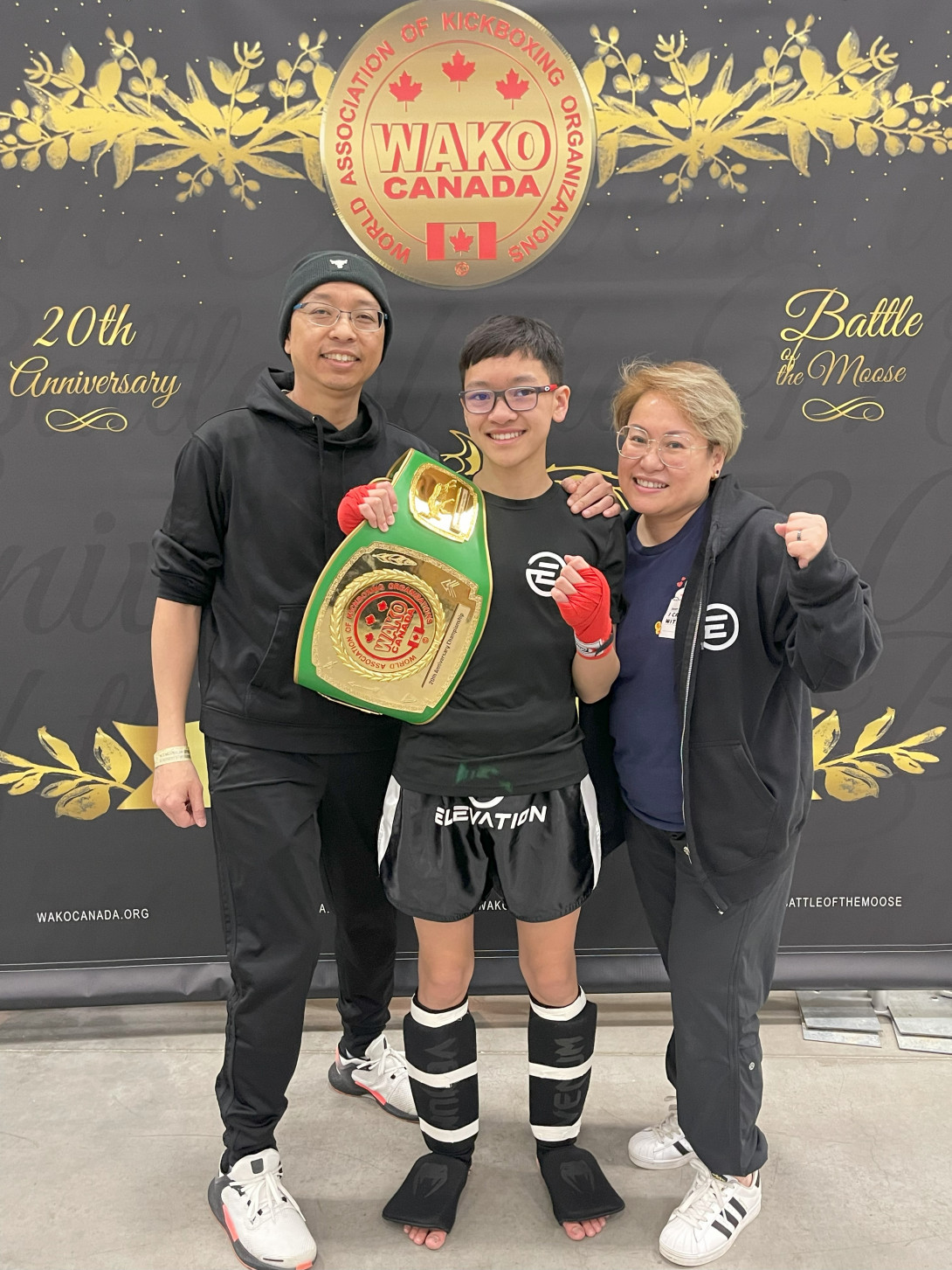 Issac 表示每次比賽都是為父母而戰,並會把所有獎牌和腰帶都先獻給他們。