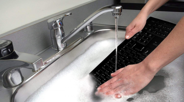 可水洗有線鍵盤