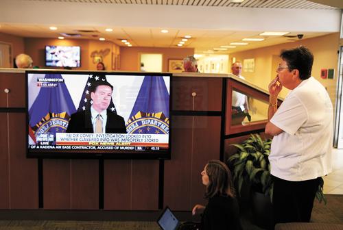 美國FBI前局長科米今將作證 特朗普：祝他好運