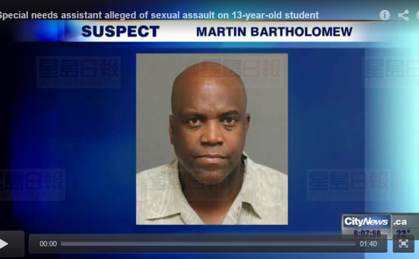 多倫多一中學特別助理性侵13歲男孩 受指控