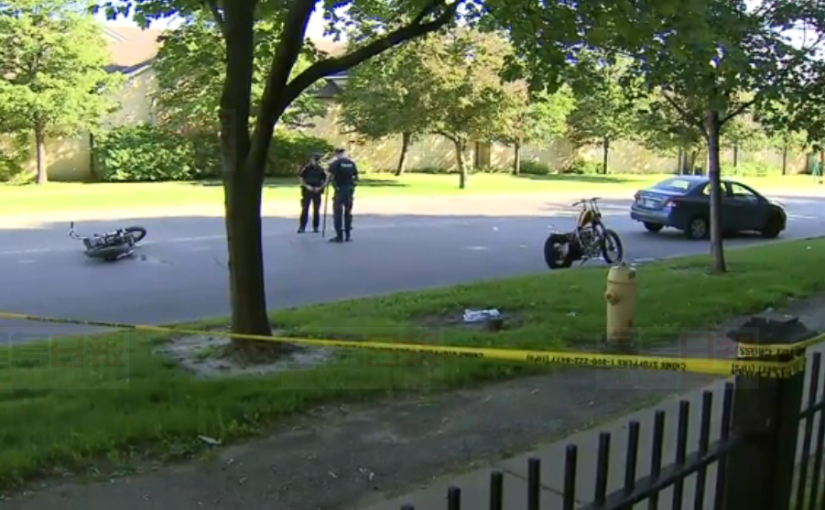 周日Pickering被車撞摩托車手已經死亡