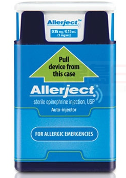 衛生部召回兩批治療兒童過敏腎上腺素自動注射器
