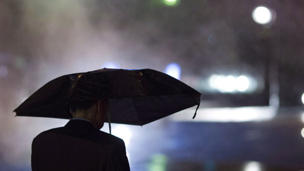 天氣預告：除了星期四 本週都在陰雨天裡度過