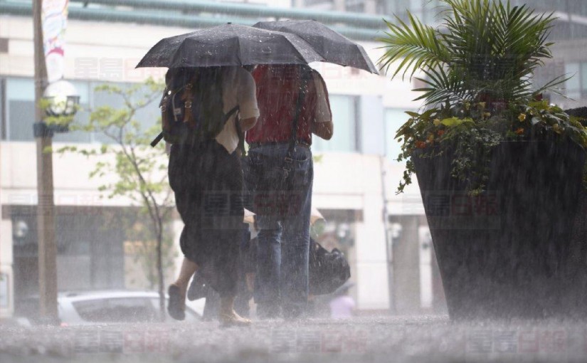 雨水今天下不停 傍晚雨勢轉大