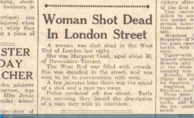 英媒體：安省老人承認1946年在倫敦殺了一個妓女