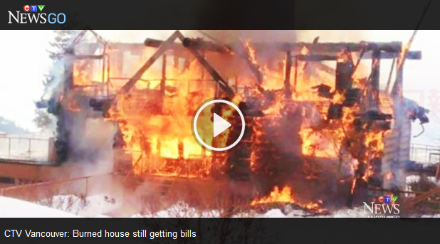 男子房子燒沒了還收到巨額電費單 電力公司認賬單基於去年讀數