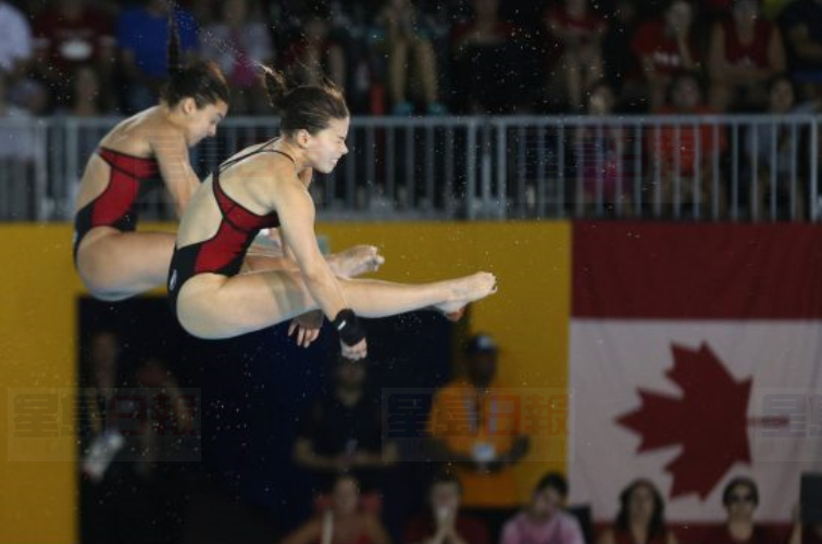 加拿大贏得泛運女子雙人10米高臺跳水金牌