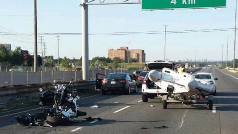 密市發生車禍 摩托車手喪命