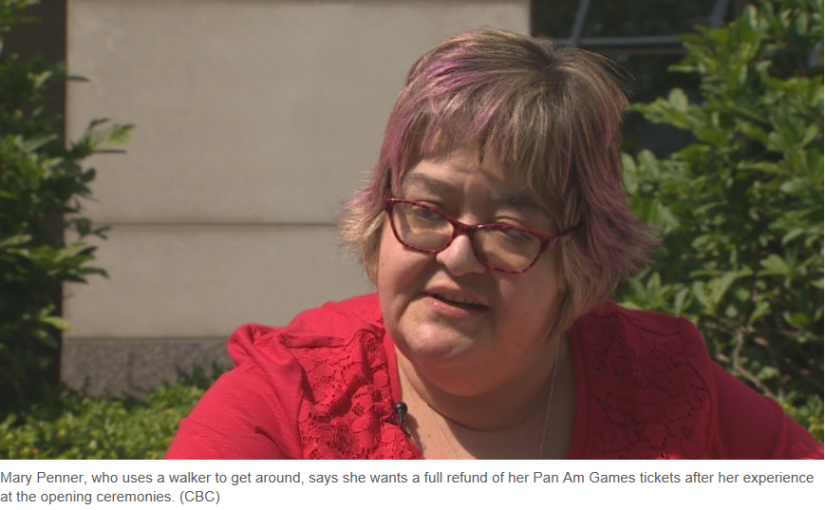 使用助步車女子泛運開幕式座位被換 要求全額退票