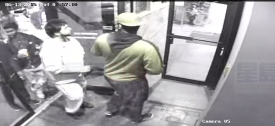 公寓泳池旁拔刀傷人 警發視頻尋疑犯