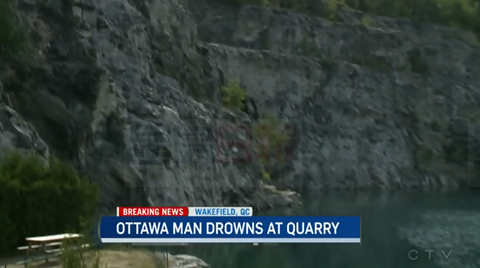 悲劇：8歲女兒目睹父親採石場跳水身亡