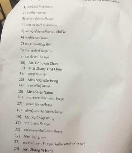 泰國曼谷爆炸死者中至少有三名中國人