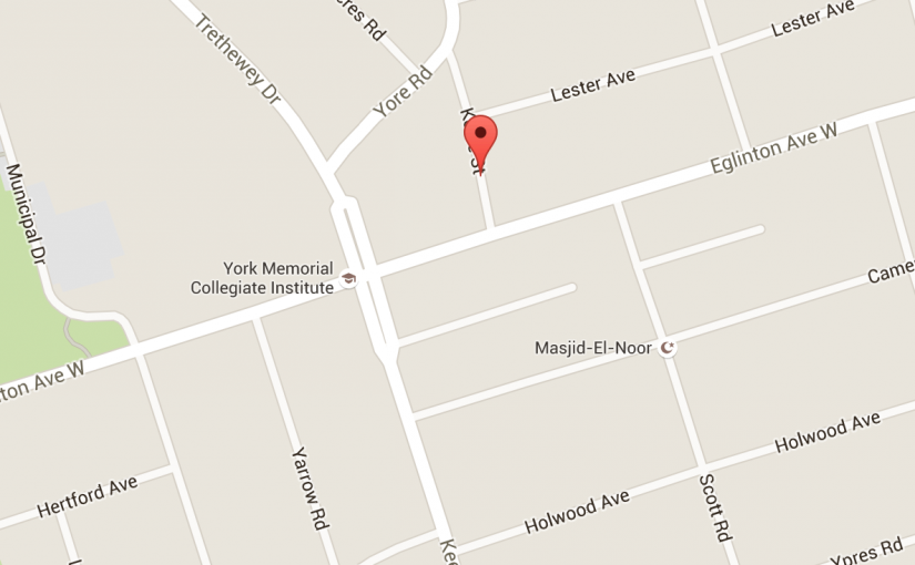 Keele街一棟建築中的民宅昨夜突然倒塌