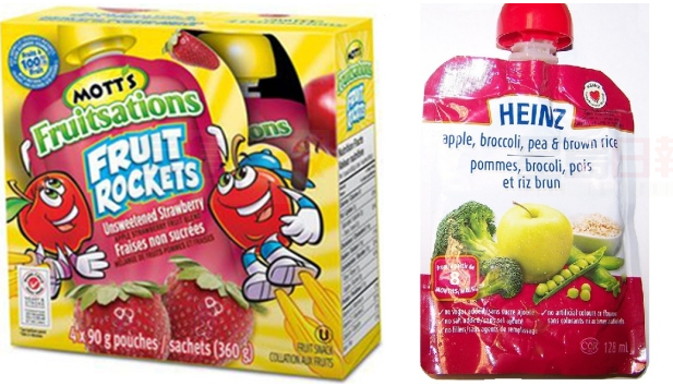 食檢局召回亨氏嬰兒食物和Mott’s兒童零食
