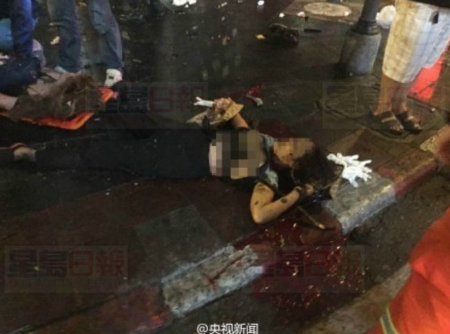 多圖：泰國曼谷市中心爆炸已致27人死亡 死者中有中國人
