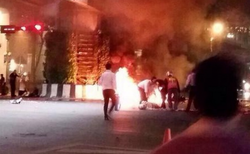 泰國稱獲得爆炸現場監控視頻 拍到嫌犯畫面