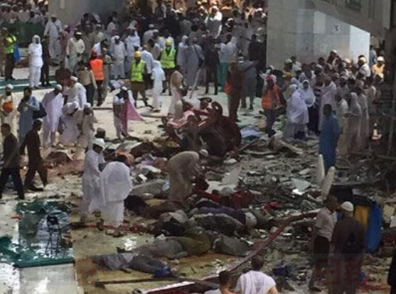 麥加清真寺塔吊倒塌已致117人死亡：大風所致