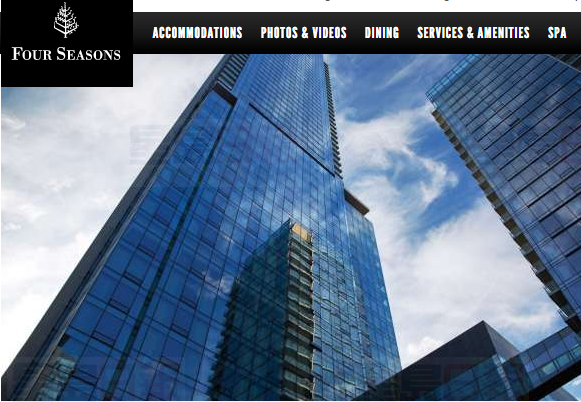 四季酒店高層玻璃突然爆裂 兩人遭碎片插眼