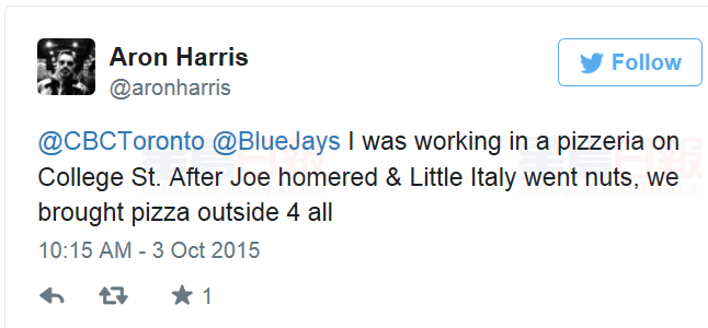 藍鳥隊故事：我1993年和老闆上街發免費披薩