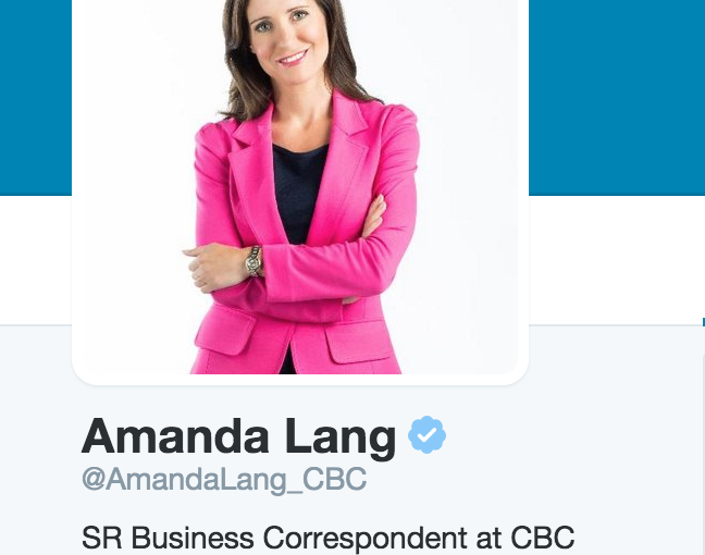 名嘴Amanda Lang宣佈離開CBC 全心投入寫作