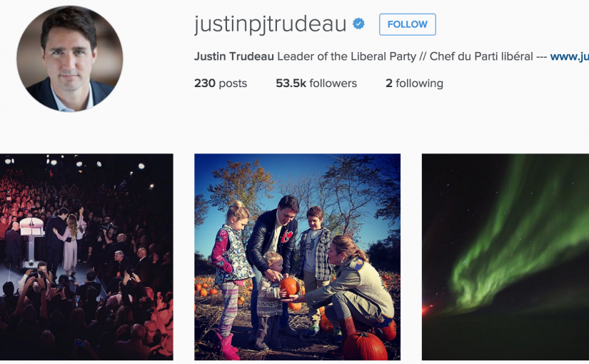 善用社交網 杜魯多成本屆大選最受網絡關注的紅人