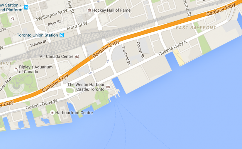 多倫多一間湖濱酒店清晨爆水管