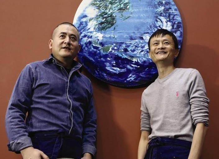 神秘買家27倍價格拍得馬雲油畫