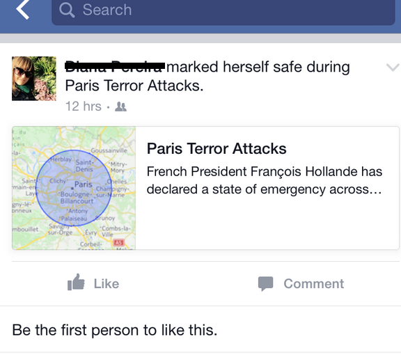 恐襲里 臉書“安全匯報”功能大派用場