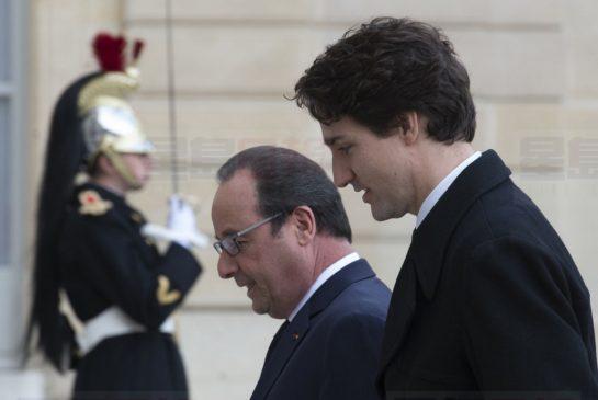 奧朗德表示理解加拿大退兵立場