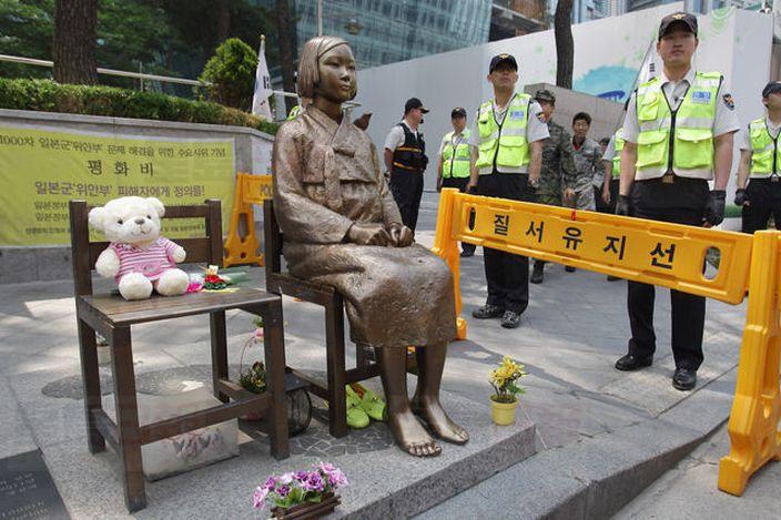 南韓否認撤慰安婦像 斥報道向日抗議