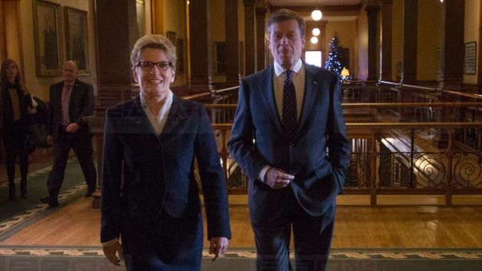 市長莊德利和省長韋恩今天會面