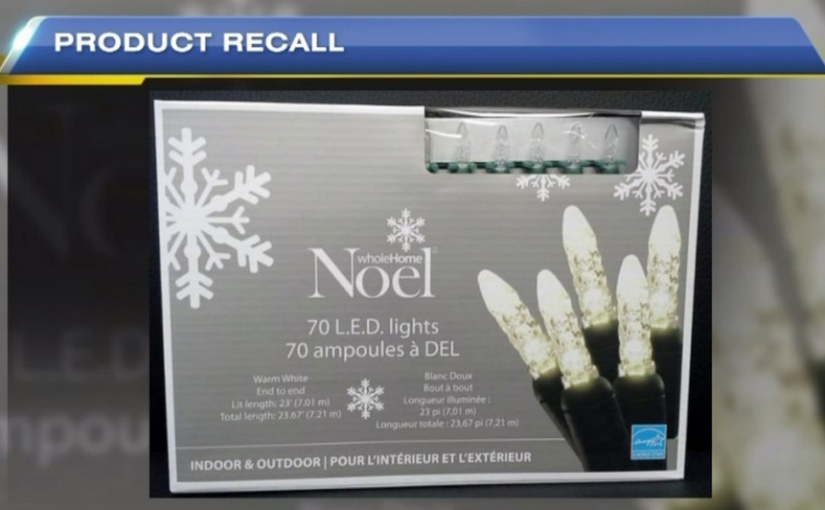 Sears召回LED聖誕燈 有觸電危險