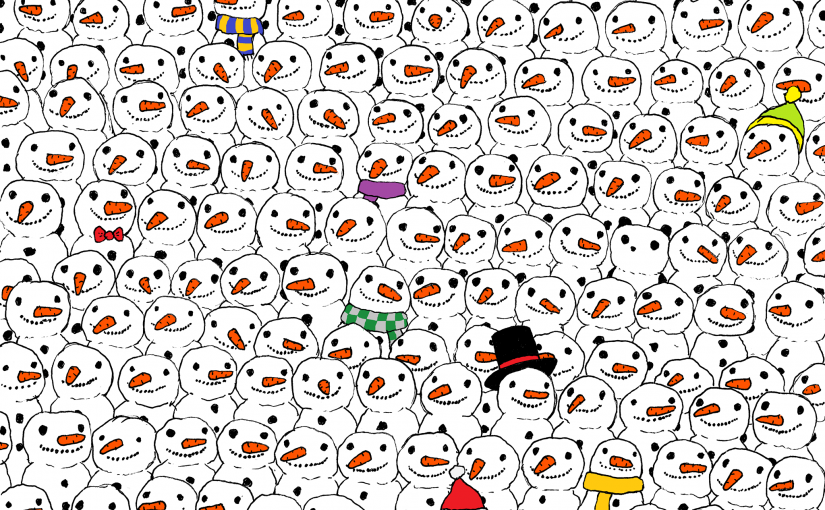 考考你眼力 臉書新興趣致插圖