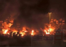 香港停車場起火傳多聲爆炸 警暫列縱火案